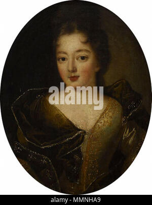 Englisch: Portrait von Teresa Kunegunda Sobieska Polski: Portret Teresy Kunegundy Sobieskiej. ca. 1694. Teresa Kunegunda Sobieska 1676 1730 Stockfoto