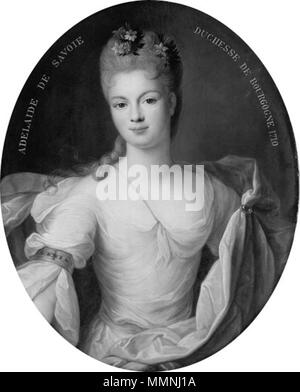 Marie-Adélaïde von Savoyen. 1710. Maria Adelaide von Savoyen Stockfoto