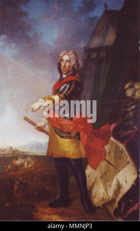 . English: Porträt des Prinzen Eugen von Savoyen Englisch: Portrait von Prinz Eugen von Savoyen (1663-1736). ca. 1728. Eugen von Savoyen ca 1728 Stockfoto