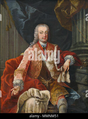 Porträt Kaiser Franz I. Stephan. 18. Porträt Franz I. Stephan 18. Jh Stockfoto