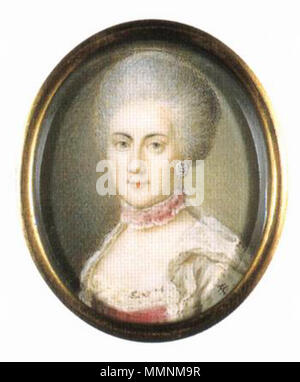 Portrait von Marie Joséphine von Savoyen (1753-1810), Gräfin von Provence. 18. 1753 Louise Stockfoto