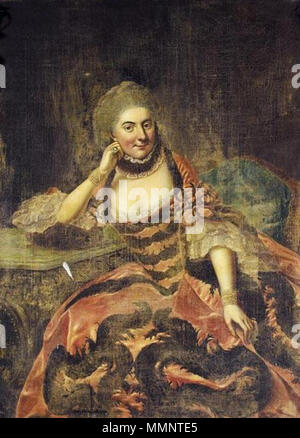 . English: Anna Amalia von Braunschweig-Wolfenbüttel. 18. oder 19. Jahrhundert. Unbekannt, nach Johann Georg Ziesenis 6 1739 Anna Amalia Stockfoto