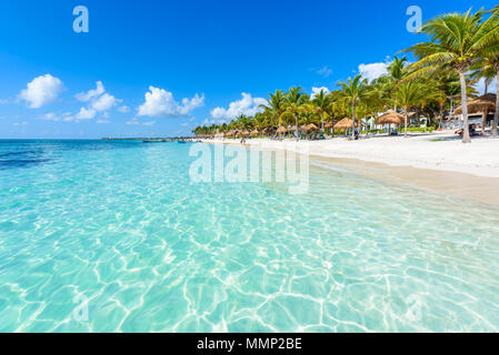 Akumal Beach-Paradise Bay Beach in Quintana Roo, Mexiko - Karibische Küste Stockfoto