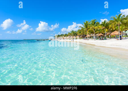 Akumal Beach-Paradise Bay Beach in Quintana Roo, Mexiko - Karibische Küste Stockfoto