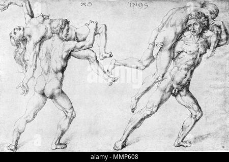 Albrecht Dürer - Entführung einer Frau - WGA-7040 Stockfoto