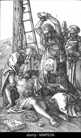 Albrecht Dürer - Klage über Christus (Nr. 12) - WGA 7307 Stockfoto