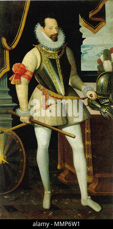 . Portrait von Alessandro Farnese, Herzog von Parma. ca. 1585. Alessandro Farnese, Herzog von Parma Stockfoto