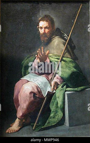 Der hl. Jakobus. ca. 1635. Alonso Cano - St James das Größer-WGA 4002 Stockfoto