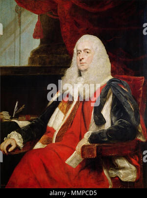 Portrait von Alexander Wedderburn, 1 Graf von Rosslyn (1733-1805). 1785. 1 stEarlOfRosslyn Stockfoto