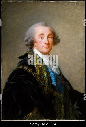 Vigée-Lebrun Alexandre Charles Emmanuel de Crussol-Florensac Stockfoto