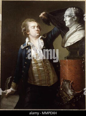 . Trophime-Gérard dévoilant le Buste de son Père - Robin-IMG 2334.jpg Portrait von Gérard de Lally-Tollendal (1751-1830). 1787. Jean-Baptiste-Claude Robin (1734-1818) GerardDeLallyTollendal Stockfoto