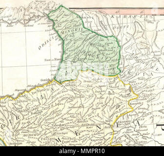 . Englisch: Ein Teil der d'Anville Karte der Türkei konzentriert sich auf die georgischen Gebieten. . 1794. Jean Baptiste Bourguignon d'Anville (1697 - 1782) Beschreibung der französische Geograph und Kartograph Geburtsdatum / Tod 11. Juli 1697 vom 28. Januar 1782 Ort der Geburt / Todes Paris Paris arbeiten Standort Paris Aufsicht: Q 733907 VIAF:?:? ISNI 7472342 0000 0001 2119 4359 80126318 LCCN:?n NLA:?? 117662046 35007441 GND: WorldCat 1794 d'Anville Karte von Türkei - Georgien Stockfoto