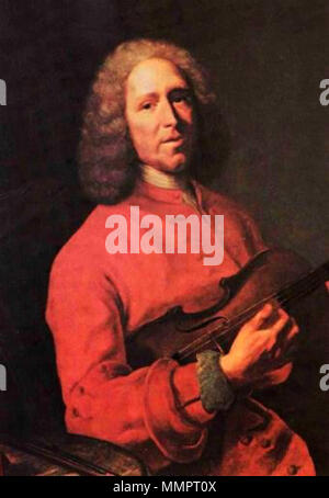 Attribué à Joseph Aved, Portrait de Jean-Philippe Rameau (Vers 1728) - 002 Stockfoto