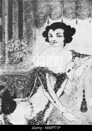 . Englisch: Veröffentlicht in der "Geschichte der Tanz von den frühesten Zeiten an die unserer Zeit" (1898), aber nur in 35 de luxe Kopien. Zeigt römische Schauspielerin Arbuscula. . 11 Februar 2013, 04:11:46. Aubrey Beardsley (1872 - 1898) Alternative Namen Aubrey Vincent Beardsley, Aubrey Beardsley Beschreibung britischer Illustrator und Maler Geburtsdatum / Tod 21 August 1872 16 März 1898 Ort der Geburt / Todes Brighton Menton, Frankreich Authority control: Q 272566 VIAF:?:? ISNI 88739636 0000 0001 21428653 ULAN:?? n 500032068 LCCN: 80036714 NLA:? 36111167 WorldCat Aubrey Beardsley - arbuscula Stockfoto