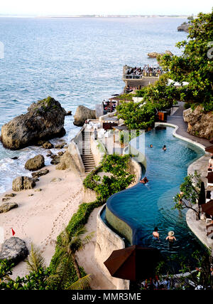 Ayana Resort, unterer Pool, Jimbaran Bay, Bali, indonesien, Stockfoto