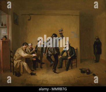 Bar - Zimmer Szene. 1835. Bar - Zimmer Szene, William Sidney Mount, 1835 Stockfoto