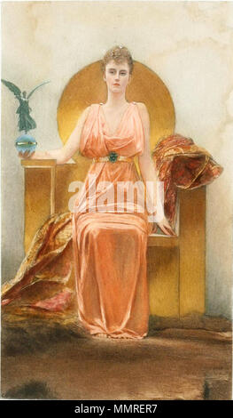 Porträt der Madame Hélène Vincent. 1893. Benjamin Constant Helene Vincent Stockfoto