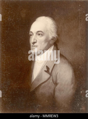 . Dargestellte Person: Benjamin Smith Barton Englisch: Benjamin Smith Barton (1766-1815), M.A. (Hon.) 1787, Portrait Malerei. ca. 1890. Benjamin Smith Barton (1766-1815), M.A. (Hon.) 1787, Portrait Malerei Stockfoto