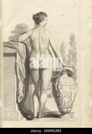 . Govard Bidloo, (1649-1713): Ontleding des menschelyken lichaams Amsterdam, 1690. (= niederländische Sprache Edition von Anatomia Humani Corporis, 1685). Gerard de Lairesse (Zeichnungen), Abraham Blooteling, Pieter Stevens van Gunst (GRAVEURE)/Scans von NLM Bidloo Ontleding 1690 03. Stockfoto