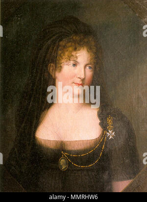 . Zarin Maria Feodorowna/1759 - 1828) als Witwe Г. Кюгельхен. Портрет императрицы Марии Федоровны в трауре Portrait von Maria Fjodorowna (1759-1828). 1801. 188 Maria Feodorowna Stockfoto