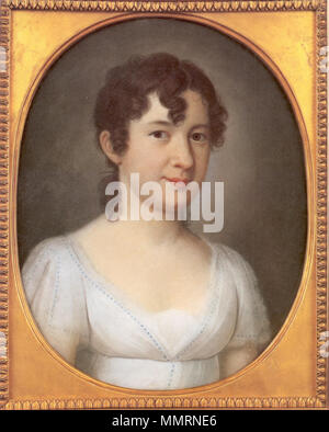 . Englisch: Porträt von Marianne von Willemer, Geliebte von Johann Wolfgang von Goethe. 1809. Marianne von Willemer Stockfoto