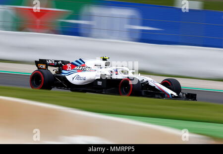 12.05.2018 Sergei Sirotkin (RUS) Williams Martini Racing in der Formel 1-Weltmeisterschaft, den grossen Preis von Spanien, Qualifying, Barcelona, Spanien Stockfoto