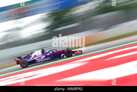 12.05.2018 Pierre Gasly (FRA) Red Bull Toro Rosso Honda in der Formel 1-Weltmeisterschaft, den grossen Preis von Spanien, Qualifying, Barcelona, Spanien Stockfoto