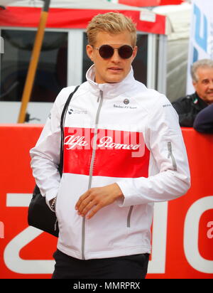 12.05.2018 Marcus Ericsson (SWE) Alfa Romeo Sauber F1 Team bei der Formel 1-Weltmeisterschaft, den grossen Preis von Spanien, Qualifying, Barcelona, Spanien Stockfoto