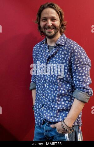 Turin, Italien. 11. Mai, 2018. Turin. Silvio Muccino auf der Buchmesse. Im Bild: Silvio Muccino Credit: Unabhängige Fotoagentur/Alamy leben Nachrichten Stockfoto