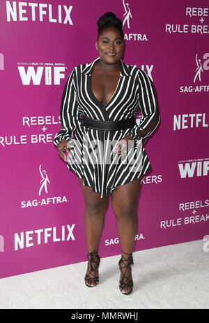 Los Angeles, CA, USA. 12. Mai 2018. 12. Mai 2018 - Los Angeles, Kalifornien - Danielle Brooks. Netflix FYESEE Rebellen und Rechtsbrecher Ereignis. Photo Credit: F. Sadou/AdMedia Credit: F. Sadou/AdMedia/ZUMA Draht/Alamy leben Nachrichten Stockfoto