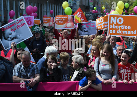 Dublin, Irland. 13/5/2018. Der Pro-leben tand Up for Life" Kundgebung für die Beibehaltung der Achte Änderung im bevorstehenden Referendum über Abtreibung Gesetz findet am 25. Mai. Foto: ASWphoto Credit: ASWphoto/Alamy leben Nachrichten Stockfoto