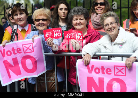 Dublin, Irland. 13/5/2018. Der Pro-leben tand Up for Life" Kundgebung für die Beibehaltung der Achte Änderung im bevorstehenden Referendum über Abtreibung Gesetz findet am 25. Mai. Foto: ASWphoto Credit: ASWphoto/Alamy leben Nachrichten Stockfoto