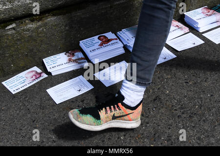 Dublin, Irland. 13/5/2018. Der Pro-leben tand Up for Life" Kundgebung für die Beibehaltung der Achte Änderung im bevorstehenden Referendum über Abtreibung Gesetz findet am 25. Mai. Foto: ASWphoto Credit: ASWphoto/Alamy leben Nachrichten Stockfoto