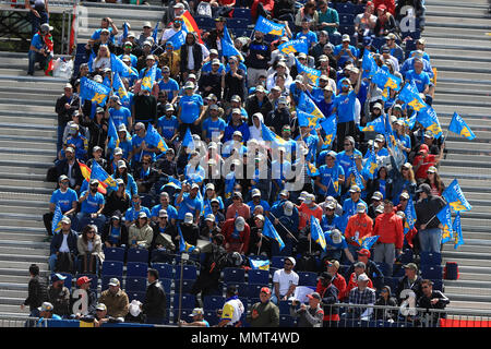 Barcelona, Spanien. 13. Mai, Circuit de Barcelona, Barcelona, Spanien; Spanische Formel 1 Grand Prix, Sonntag Rennen Tag; Fernando Alonso fans Credit: Aktion Plus Sport Bilder/Alamy Live News Credit: Aktion Plus Sport Bilder/Alamy leben Nachrichten Stockfoto