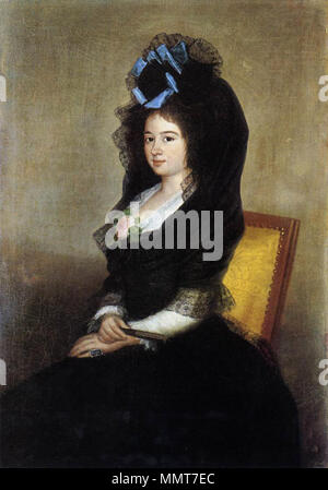 Dona Narcisa Baranana de Goicoechea. ca. 1810. Francisco de Goya y Lucientes - Dona Narcisa Baranana de Goicoechea-WGA 10064 Stockfoto