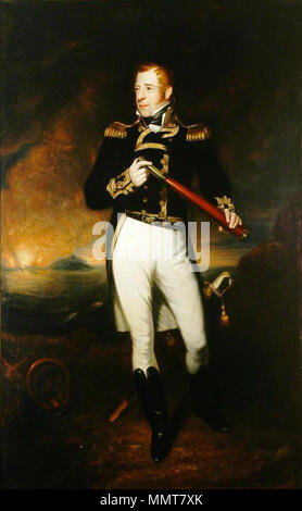 Portrait von Thomas Cochrane, 10. Earl of Dundonald, britischer Admiral (1775-1860) zwischen 1811 und 1854 (Datum der ursprünglichen Malerei, Datum der Artist's Tod). Herr Cochrane von James Ramsay Stockfoto