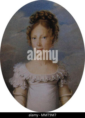 . Englisch: Porträt der Erzherzogin Maria Anna von Österreich (1804 - 1858). ca. 1817. Mariaanna 03. Stockfoto