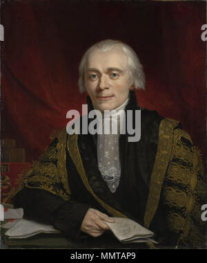 Portrait von Spencer Perceval, Premierminister (1762-1812). 1816. Spencer PercevalCE Stockfoto