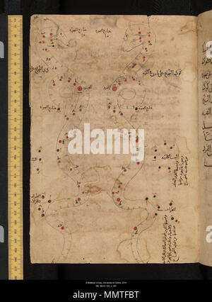 . Englisch: Hydra. (Sternbilder der südlichen Hemisphäre). Von Al-Sufi's Buch der Fixsterne (Ṣuwar Kitāb al-kawākib (al-thābitah)), eine Änderung des Ptolemäus Almagest mit arabischen Sternnamen und Zeichnungen der Sternbilder. 1009-10 datiert (A.H. 400). Signatur: MS. Marsh 144. . Zwischen 1009 und 1010. Abd al-Rahman al-Sufi (903 - 986) Alternative Namen Azophi,?????:????????? ???? Beschreibung persischen Astronomen, Übersetzer, Mathematiker und Astrologe Datum der Geburt / Tod 12. Dezember 903 30. Mai 986 Ort der Geburt / Todes Rey Shiraz Arbeitsort Isfahan Kontrolle Stockfoto