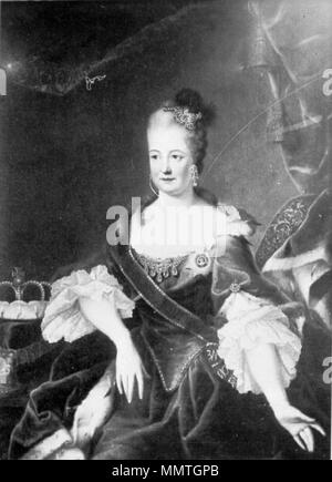 . Englisch: Porträt der Gräfin von der Pfalz Elisabeth Auguste von Pfalz-sulzbach (1721-1794). 18. Brandt - Elisabeth Augusta von Sulzbach Stockfoto