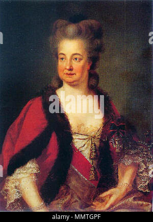 . Englisch: Porträt von Elisabeth Augusta von Sulzbach. 1778. Brandt - Elisabeth Augusta von Sulzbach, 1778 Stockfoto