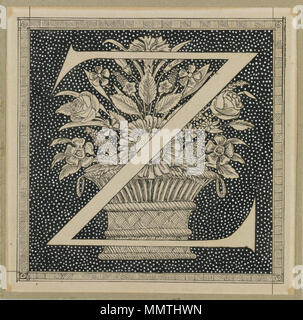 Großbuchstabe z zwischen 1886 und 1894. Brooklyn Museum - Großbuchstabe Z - James Tissot Stockfoto