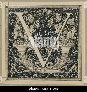 Großbuchstabe V. zwischen 1886 und 1894. Brooklyn Museum - Großbuchstabe V-James Tissot Stockfoto