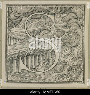 Großbuchstabe S. zwischen 1886 und 1894. Brooklyn Museum - Großbuchstabe S-James Tissot Stockfoto