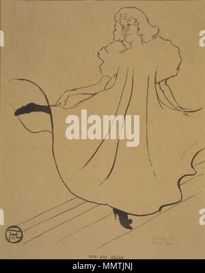 . Dargestellte Person: Vermissen kann Milton in Le Rire, 22. August 1895 veröffentlicht. Vermissen kann Milton. 1895. Brooklyn Museum - vermissen kann Minton von La Rire - Henri De Toulouse-Lautrec Stockfoto