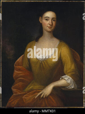 Porträt einer Frau (evtl. Frau James [Hester Stanton Plaisted] Gooch). ca. 1730. Brooklyn Museum - Porträt einer Frau (evtl. Frau James Hester Stanton Plaisted Gooch) - John Smibert Stockfoto