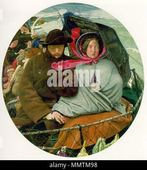 . Deutsch: Das Letzte von England von Ford Madox Brown, 1855. Öl auf Leinwand. Original im Birmingham Museum & Art Gallery Die Letzten von England. 1855. Braun letzte von England Stockfoto