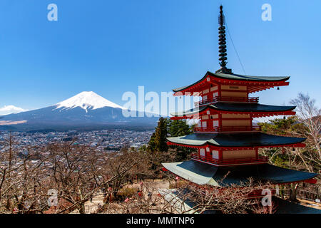 Fuji-san Buddies Tampal Stockfoto