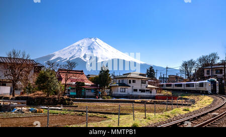 Fuji-san Buddies Tampal Stockfoto