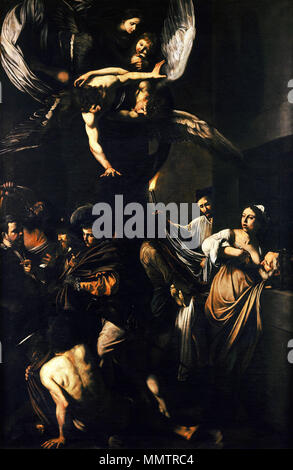 . Italiano: Caravaggio - Sette opere di Misericordia (1607, Pio Monte della Misericordia - Neapel). 28. Oktober 2011. Caravaggio (1571 - 1610) Alternative Namen Michelangelo Merisi da Caravaggio, der Geburt Name: Michelangelo Merisi Italiano: Michelangelo Merisi, detto Il Caravaggio Beschreibung italienischer Maler Geburtsdatum / Tod 29. September 1571 vom 18. Juli 1610 Ort der Geburt / Todes Mailand Porto Ercole Arbeit Periode 1593 - 1610 Arbeit Ort Rom, Neapel, Malta, Sizilien Authority control: Q 42207 VIAF:?:? ISNI 87679282 0000 0001 21028836 ULAN:?? n 500115312 LCCN: 50000558 35025773 Welt NLA:? Stockfoto